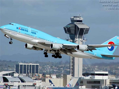 Một chiếc Boeing 747-4B5 của Hãng hàng không Korean Air.